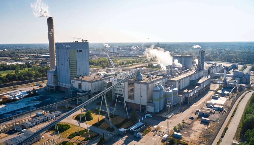 Metsä Group's Rauma mill. Photo: Petri Lyytikäinen, Videolle/Metsä Group