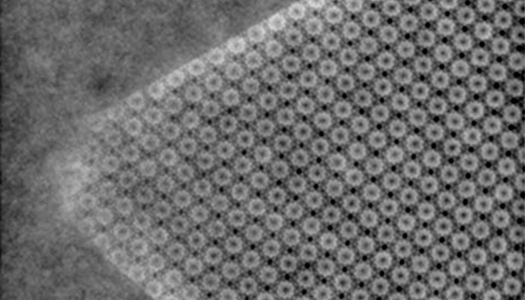 MOF bildar hålrum genom vilka andra molekyler kan cirkulera. Bild: Lingmei Liu et al./Wikimedia Commons 