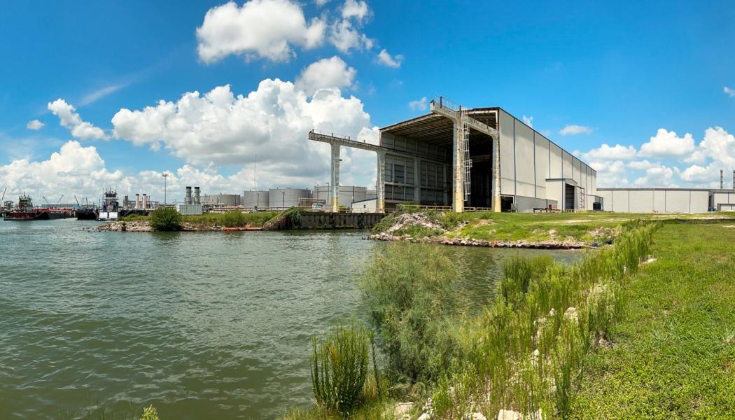 Mill Steel's new larger production facility located on The Port of Houston. Photo: Mill Steel Company