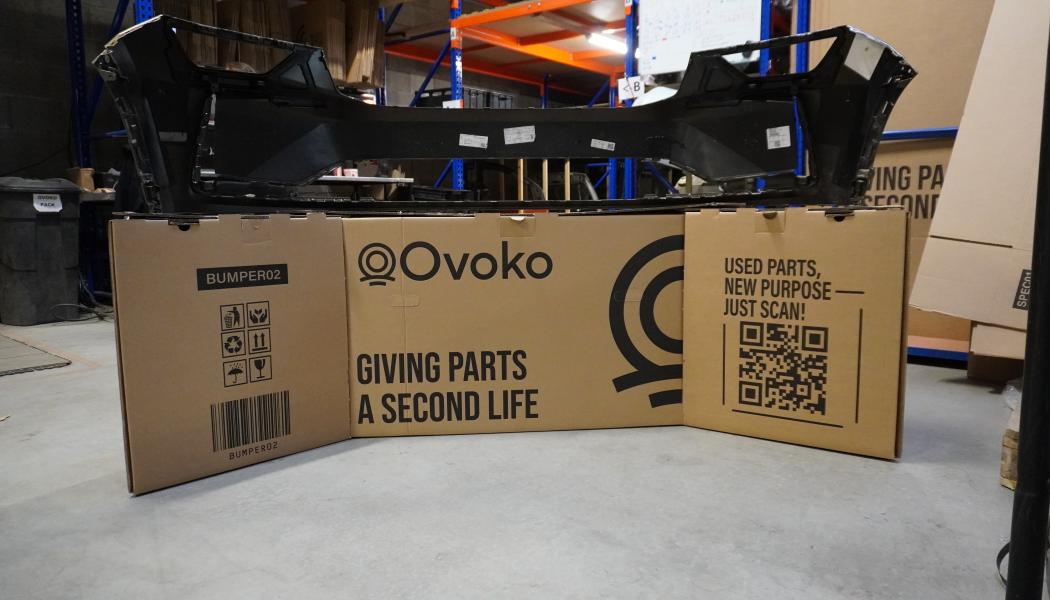 Heavy-duty automotive packaging solution improves product protection during transit and reduces unit packaging costs by up to 42%. Photo: Mondi