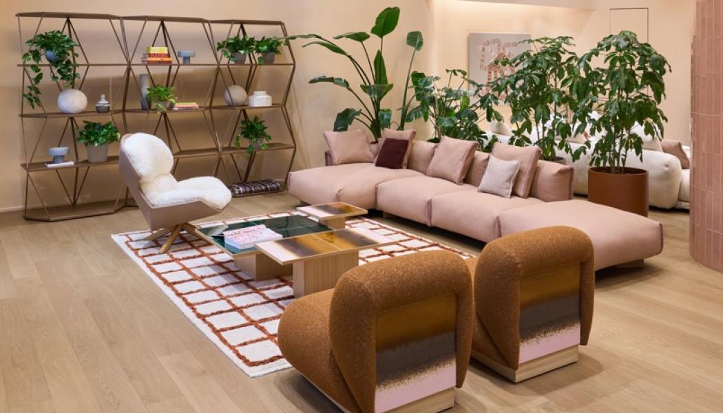 Showroominstallation: “Shaping Soft Spaces” Foto: Moroso