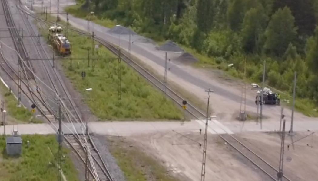 För att öka kapaciteten för både person- och godståg förlängs Murjeks bangård. Foto: Trafikverket