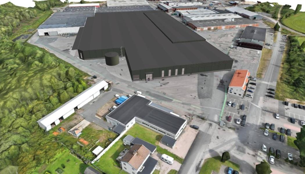 Ny husfabrik i Myrensjö. Pressbild: OBOS