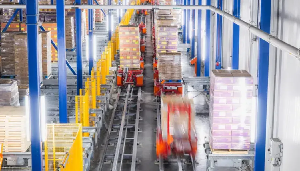 Automatiserat fryslager. Pressbild: NewCold