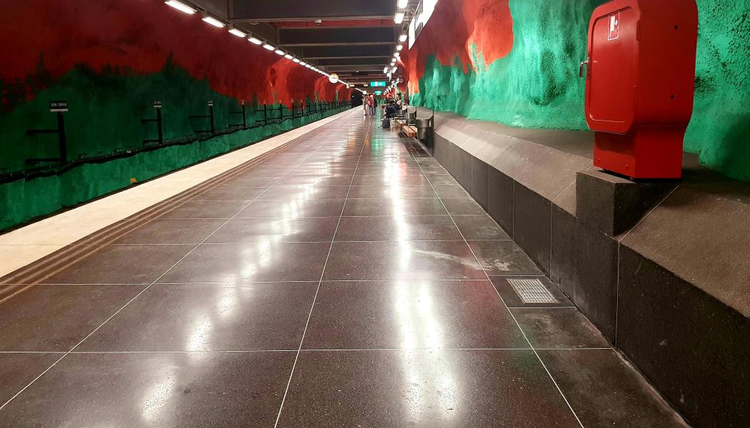 Solna centrums tunnelbanestation. Foto: Niklas Fredengren/Unsplash