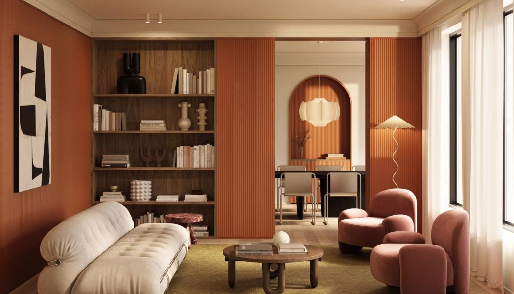  PLISSÉ väggpaneler. Pressbild: PLISSÉ BY NOËL & MARQUET