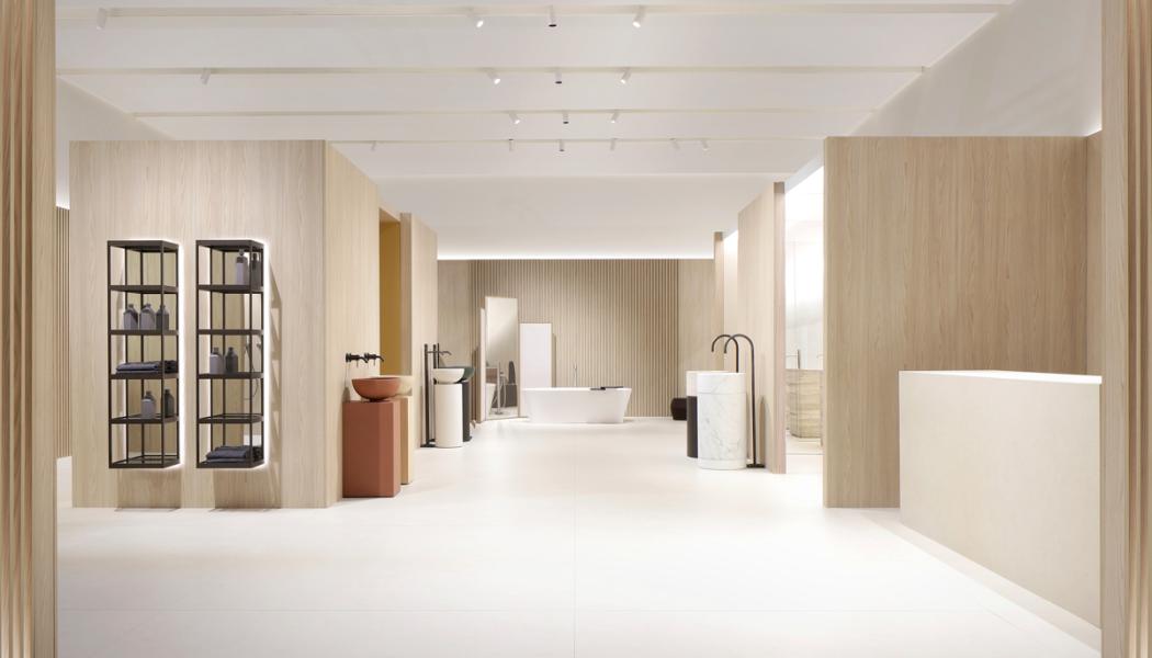Noorth visar på Salone del Bagno Milano 2026 både nya formgivningar och vidareutvecklingar av befintliga system i sin senaste kollektion. Pressbild: Noorth
