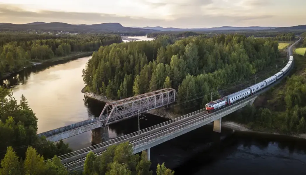 Trafikverket har fastställt den linje som ska ligga till grund för den fortsatta planeringen mellan Skellefteå Degerbyn och länsgränsen mot Norrbotten. Foto: Trafikverket