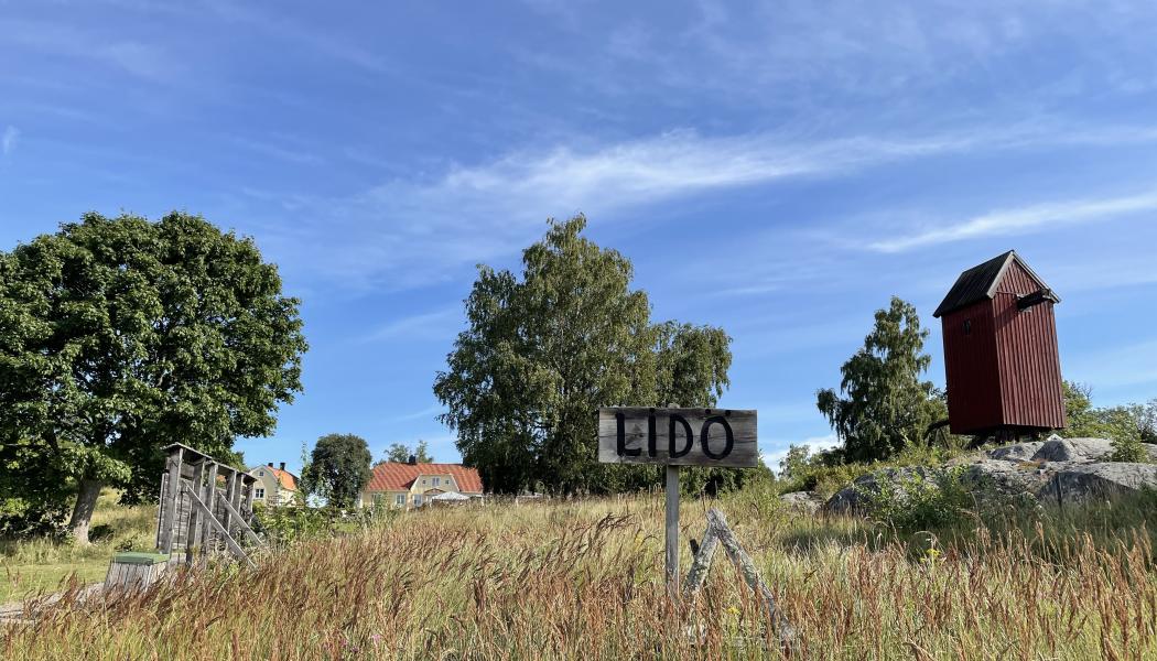 På Lidö finns en av flera etapper som ligger på öar i Norrtälje kommun. Foto: Norrtälje kommun