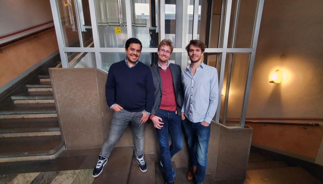 Norticals tre grundare Kristoffer Syversen, Axel Kullander och Pavel Calderon. Foto: Nortical