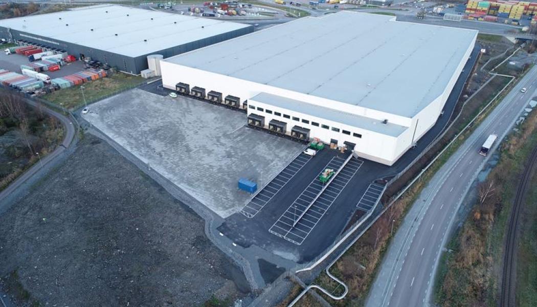Kappahl bygger ny distributionscentral i Arendal nära Göteborgs Hamn, planerad att vara klar senare 2026. Foto: Kappahl
