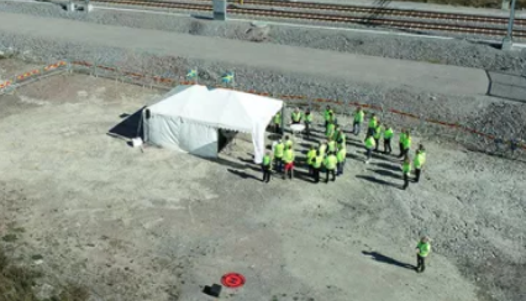 Med en ny godsbangård förbättras kapaciteten för godstrafiken på järnvägen. Foto: Trafikverket 