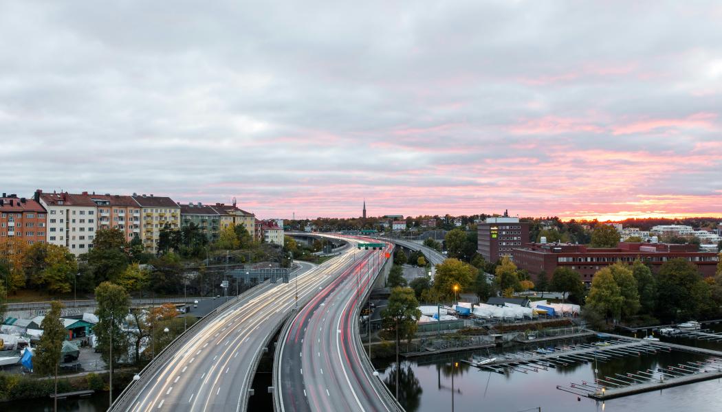 Essingeleden i Stockholm. Foto: jon flobrant/unsplash