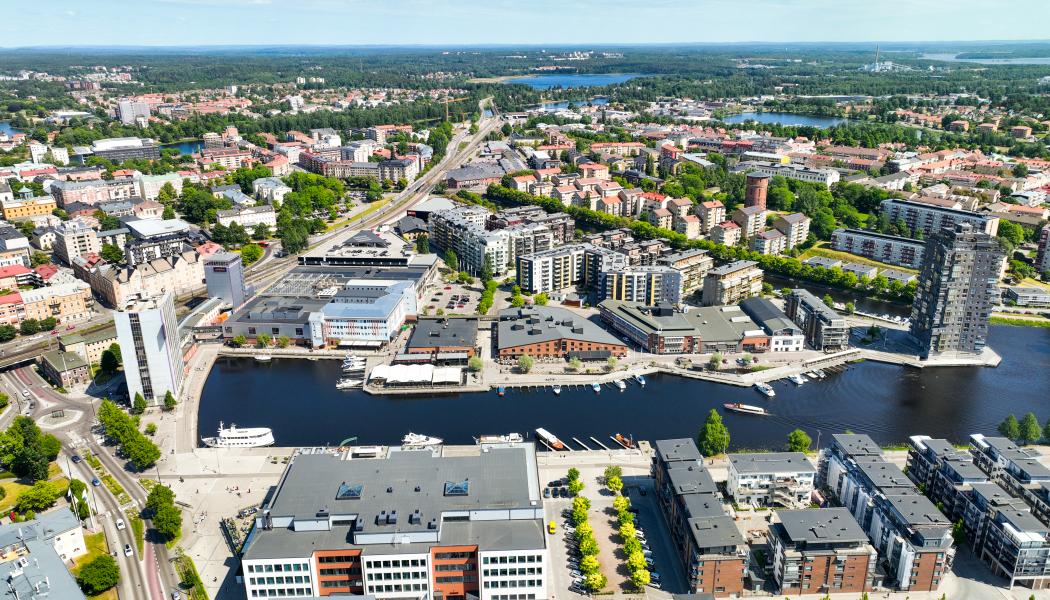 Norra Allén på Norrstrand får nya VA-ledningar som en del av ett större ombyggnadsprojekt. Foto: Karlstad kommun