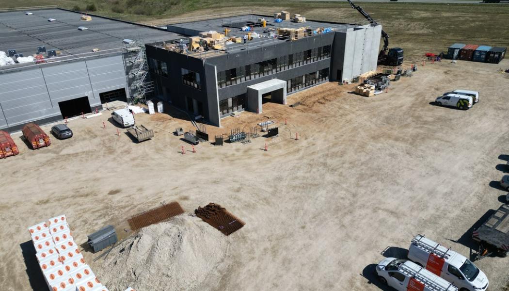Byggnaden beräknas stå klar 2027. Foto: Kramp