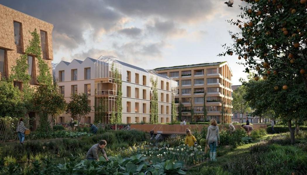 Hoofddorp utanför Amsterdam. Pressbild: White Arkitekter