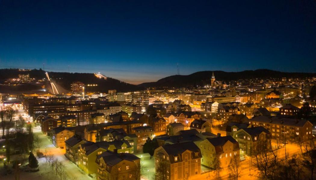 Vintervy Örnsköldsvik Foto: Örnsköldsviks kommun