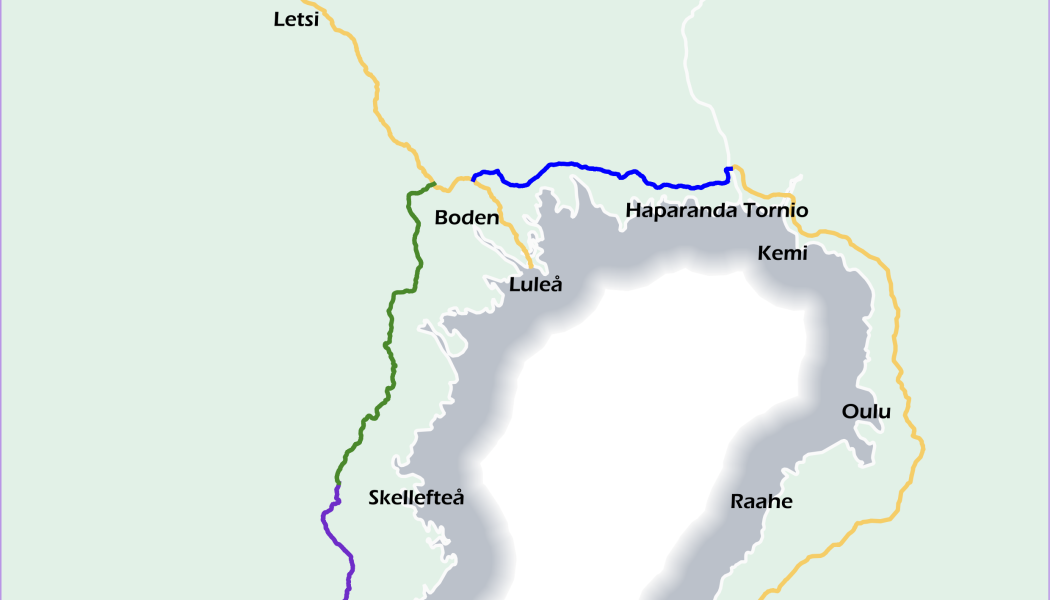 Översikt för Nordic Hydrogen Route.  Pressbild: Nordion Energi