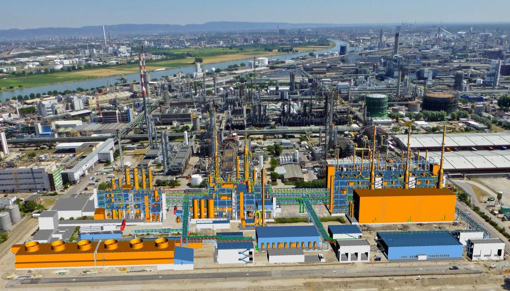 Acetylenanlage Ludwigshafen, Tyskland. 