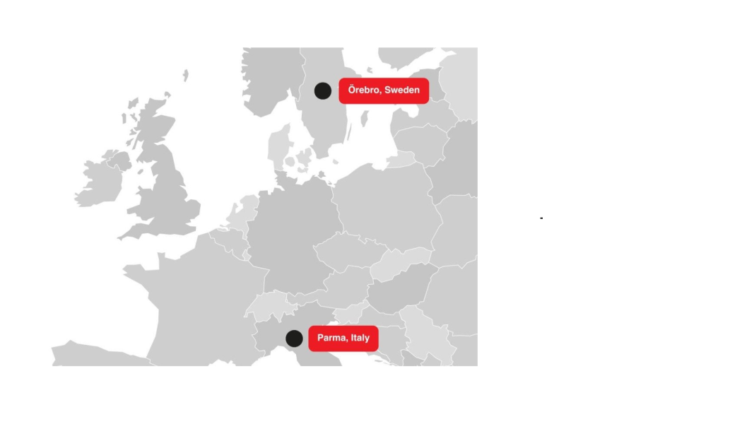 En ny direktförbindelse mellan Parma och Sverige med en transittid på tre dygn. Bild: Nurminen