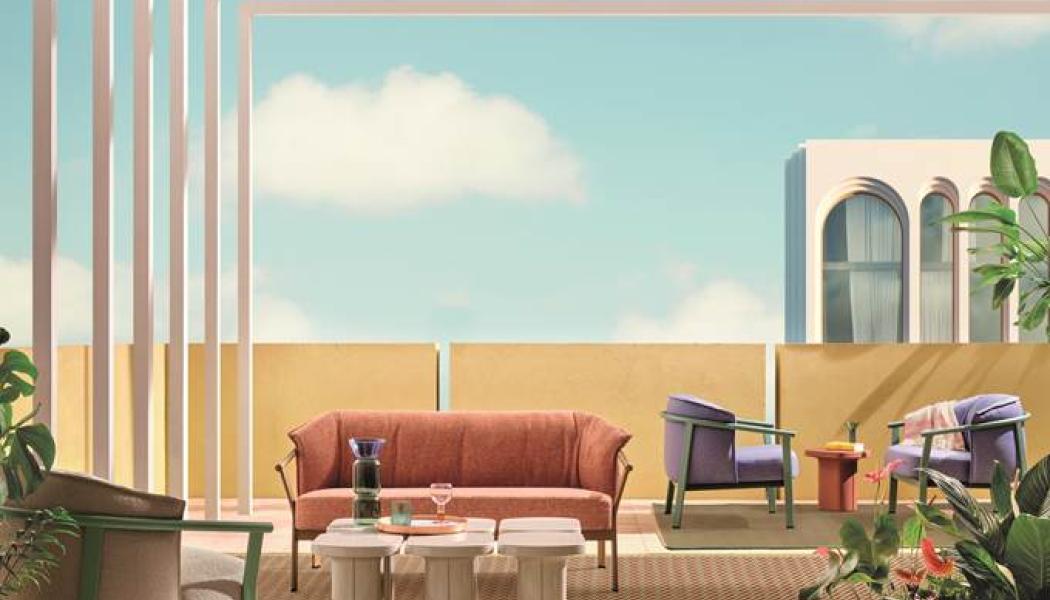 Lamorisse utomhus lounge soffa. Pressbild: Pedrali