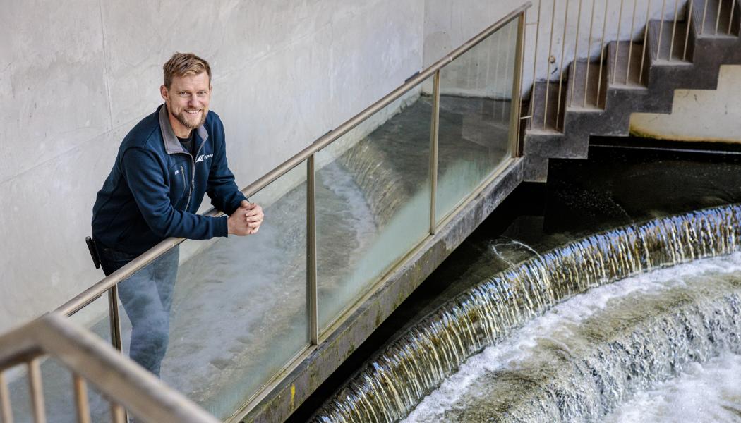 Projektledare Erik Andersson, Gryaab.  Foto: Gryab