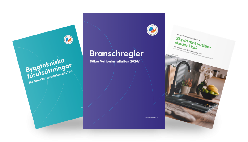 Branschregler Säker Vatteninstallation 2026:1 Pressbild: Säker Vatten