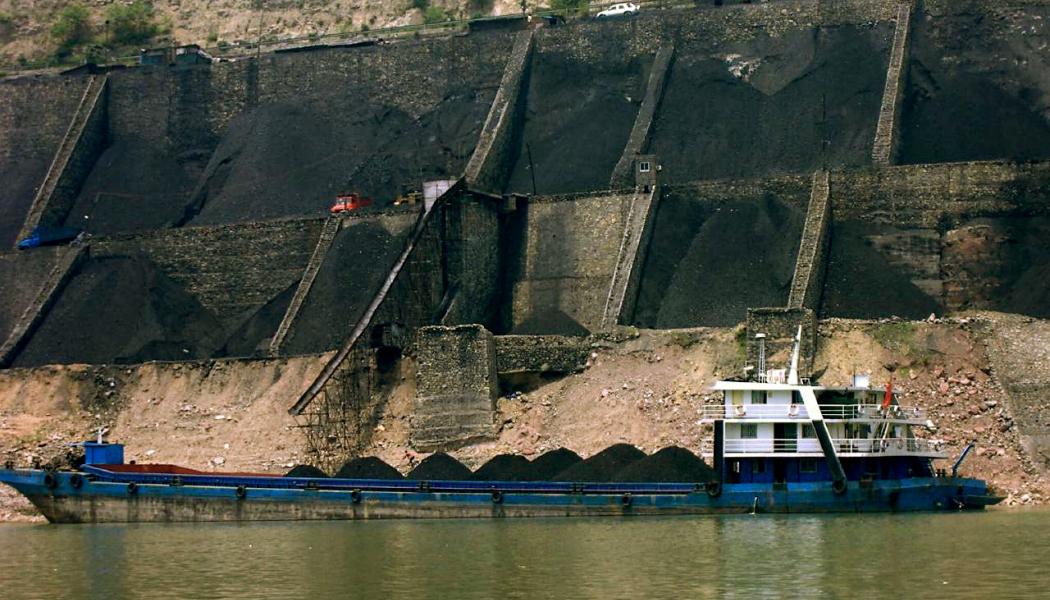 Transport av kol i Kina. Foto: Rob Loftis by Dave606/Wikimedia Commons