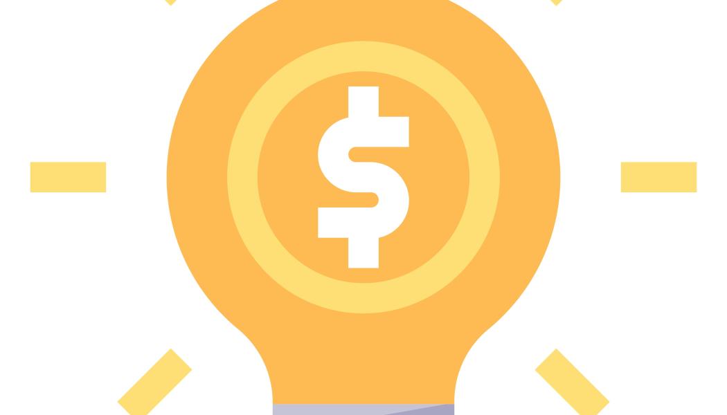 Illustration på glödlampa med ett dollar tecken i.  Illustration av: Round Icons / Unsplash