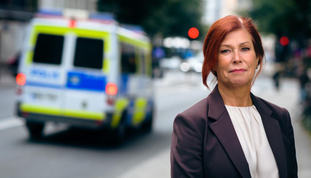 Katharina von Sydow, förbundsordförande Fotograf: Stefan Tell/Polisförbundet