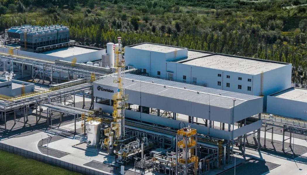 Ett flygfoto över Chifengs anläggning för grön vätgas och ammoniak
Foto: Envision Energy
