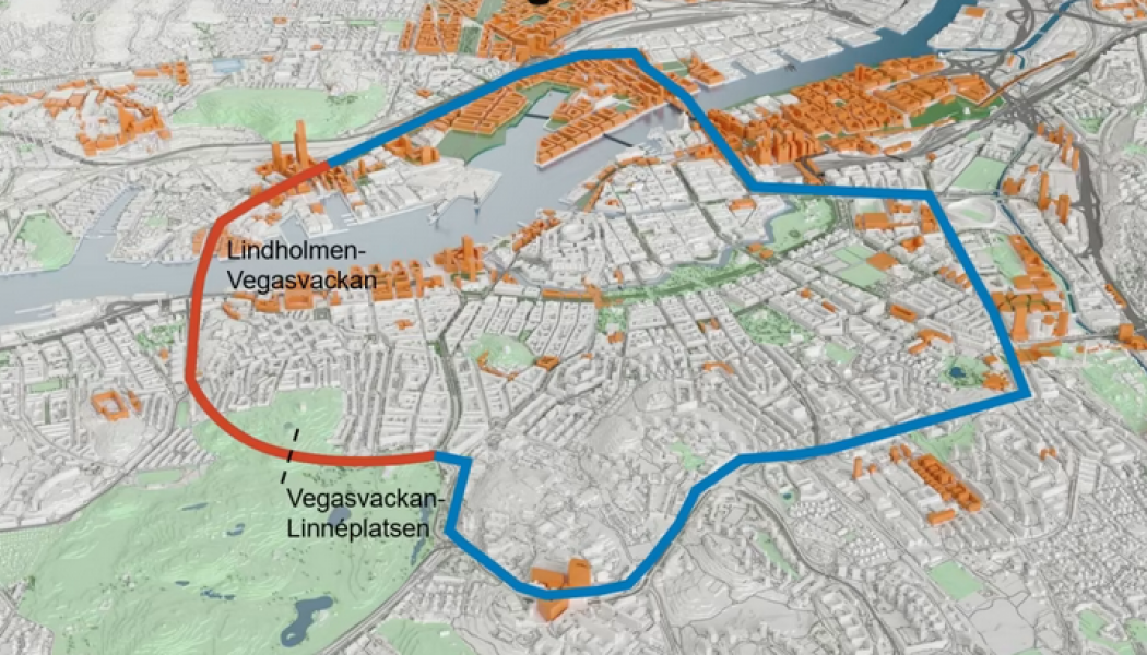 Det blir ytterligare en älvförbindelse i Göteborg mellan Linnéplatsen och Lindholmen. Bild: Göteborgs Stad Trafikkontoret