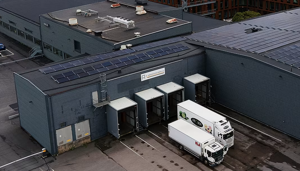 Klimat-Transports nya terminal i Göteborg. Foto: Tempcon