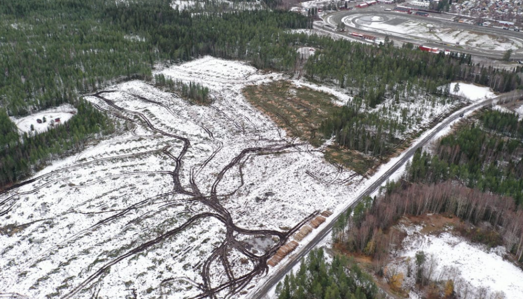 Hammarängen ny logistikhub i ett växande Skellefteå. Foto: Skellefteå kommun