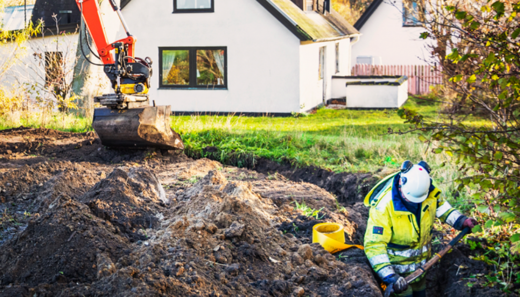 Grävarbeten låg bakom 435 elavbrott i Skåne i fjol. Foto: Eon