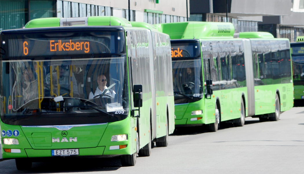 Gamla Uppsala Buss börjar köra elbussar i stadstrafiken i Uppsala. Foto: GUB