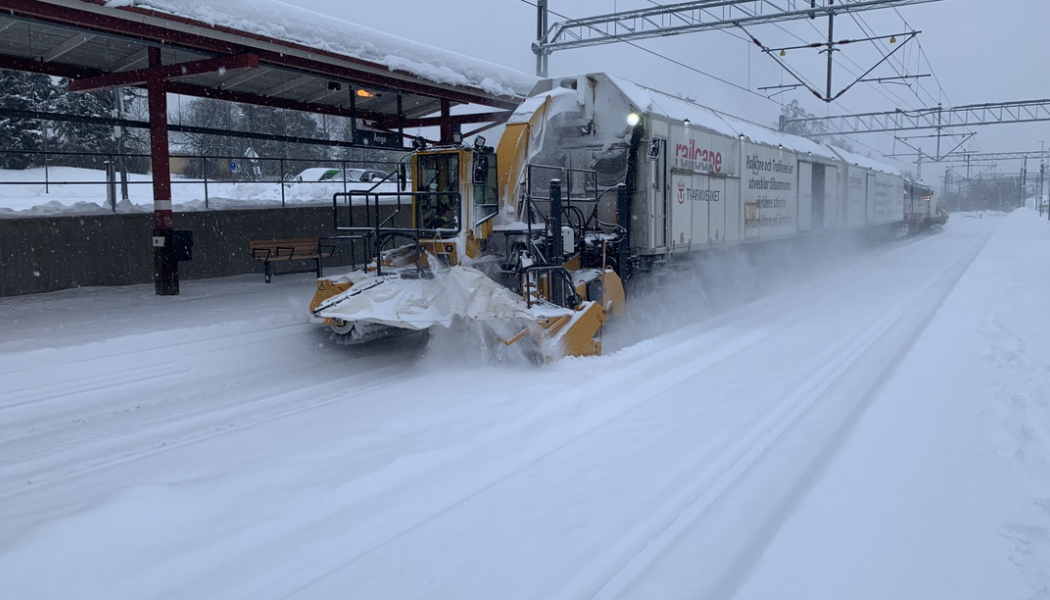 Railcare har ett antal maskiner strategiskt utplacerad för att vara på rätt plats där det behövs som mest. Foto: Railcare