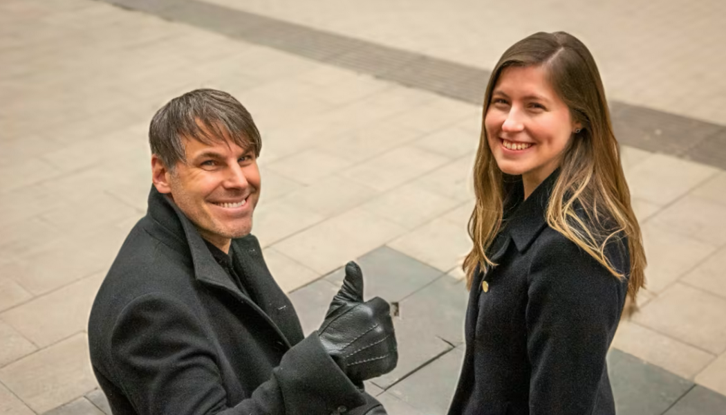 Structor Uppsala växer. Från vänster; Anders Metzén, Sandra Zaff. Foto: Structor