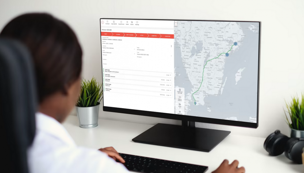 Dragbilstransporter är navet i import och export av gods i Sverige. Foto: Rumblestrip