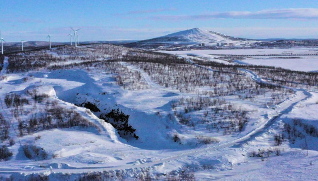 Veidekke ska bygga infartsväg och bro över järnvägen till den tidigare nedlagda gruvan Viscaria i Kiruna. Foto: Veidekke