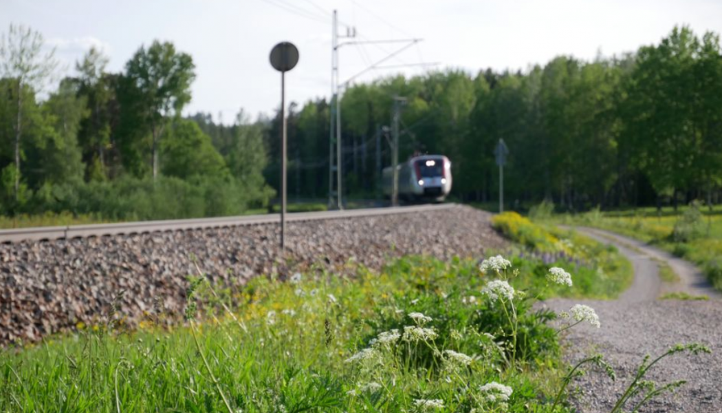 Ny app varnar trafikanter för tåg vid oskyddade plankorsningar. Foto: Trafikverket 