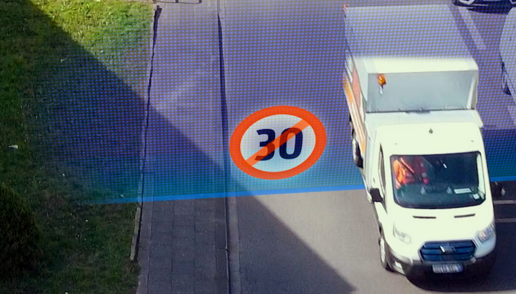 Geofencing-teknik skapar ett virtuellt område där fordon saktar ner. Foto: Ford