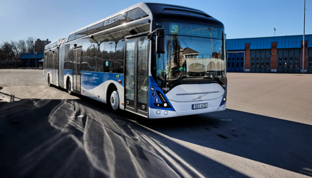 Svealandstrafikens nya elbuss i Västerås. Foto: Svealandstrafiken