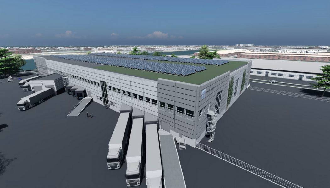 Castellum bygger miljöcertifierad lager- och logistikanläggning i Malmö. Bild: Castellum