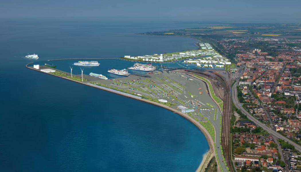 Trelleborgs hamn får 170 miljoner kronor av EU för att effektivisera infrastrukturen. Illustration: Trelleborgs Hamn 