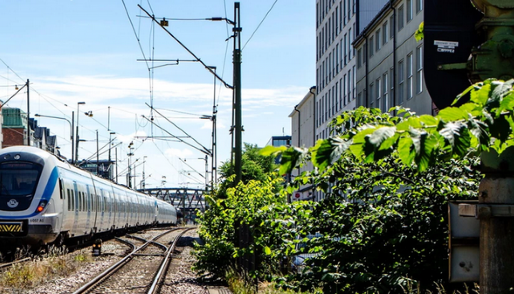 Trafikverket planerar att bygga ut järnvägen genom Sundbyberg i en tunnel. Foto: Trafikverket 