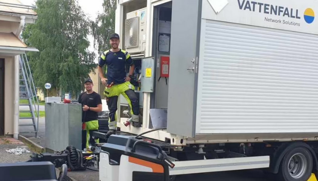 Tillfälliga snabbladdare i Junsele gör det möjligt för elbilsägare att upptäcka de inre delarna av Höga Kusten. Foto: Höga Kusten