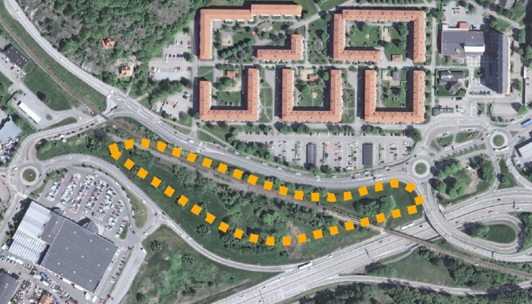 Trafikverket dubbelspår vid Brunnsbo för att minska störningskänsligheten i järnvägssystemet. Foto: Trafikverket