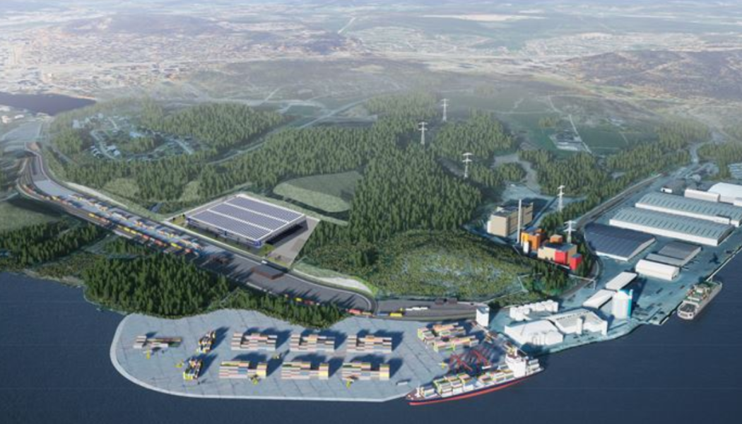 Peab och Annehem tecknar avtal om köp av mark i Sundsvall Logistikpark. Foto: Peab