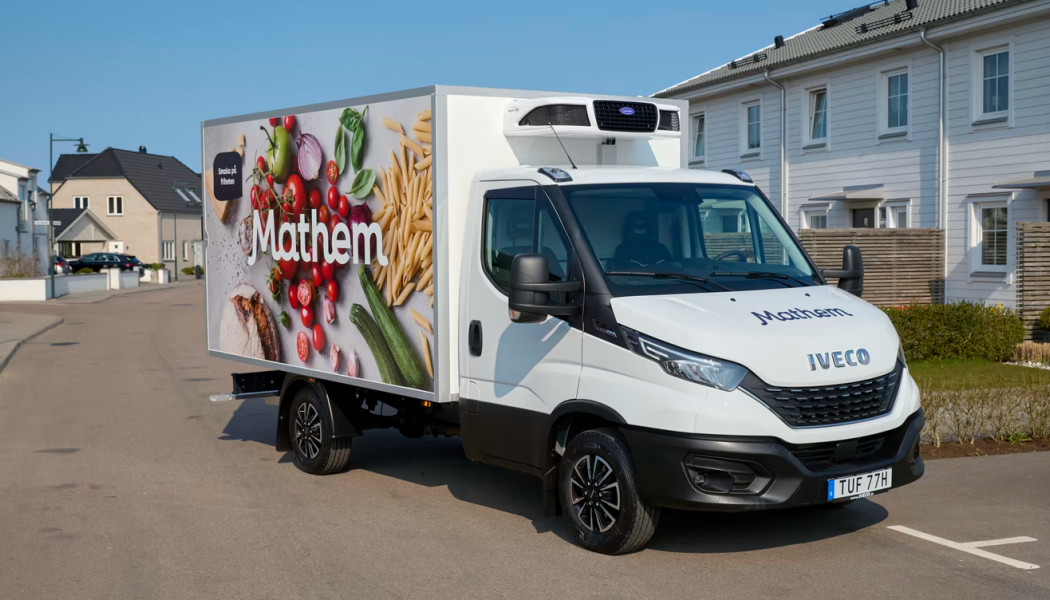 Mathem har utökat sin fordonspark med ytterligare 100 IVECO Daily. Foto: IVECO